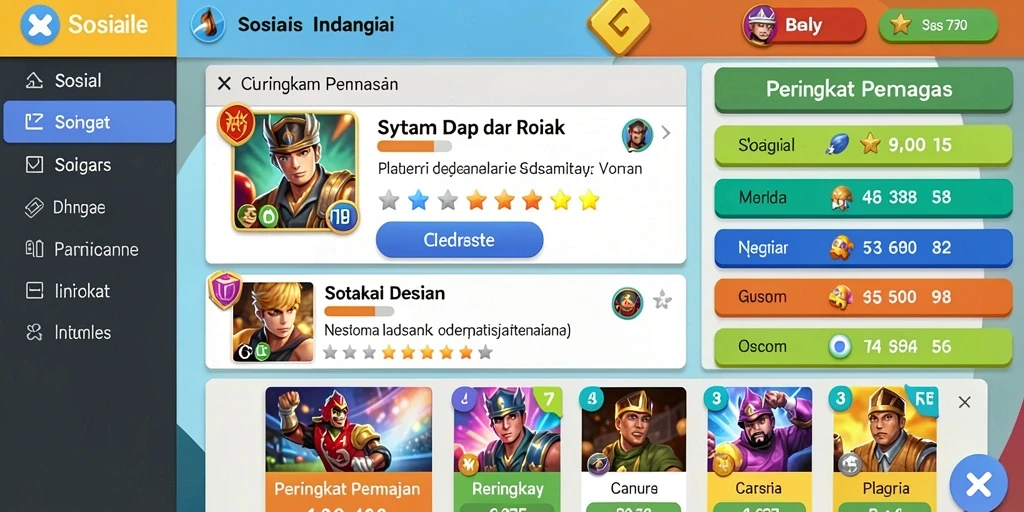 rp8 - Karakter yang bervariasi untuk dipilih dan dimainkan.
